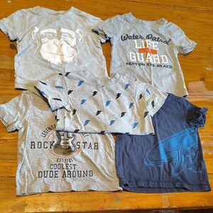 Carter's Gray and Blue Kids Tees Set